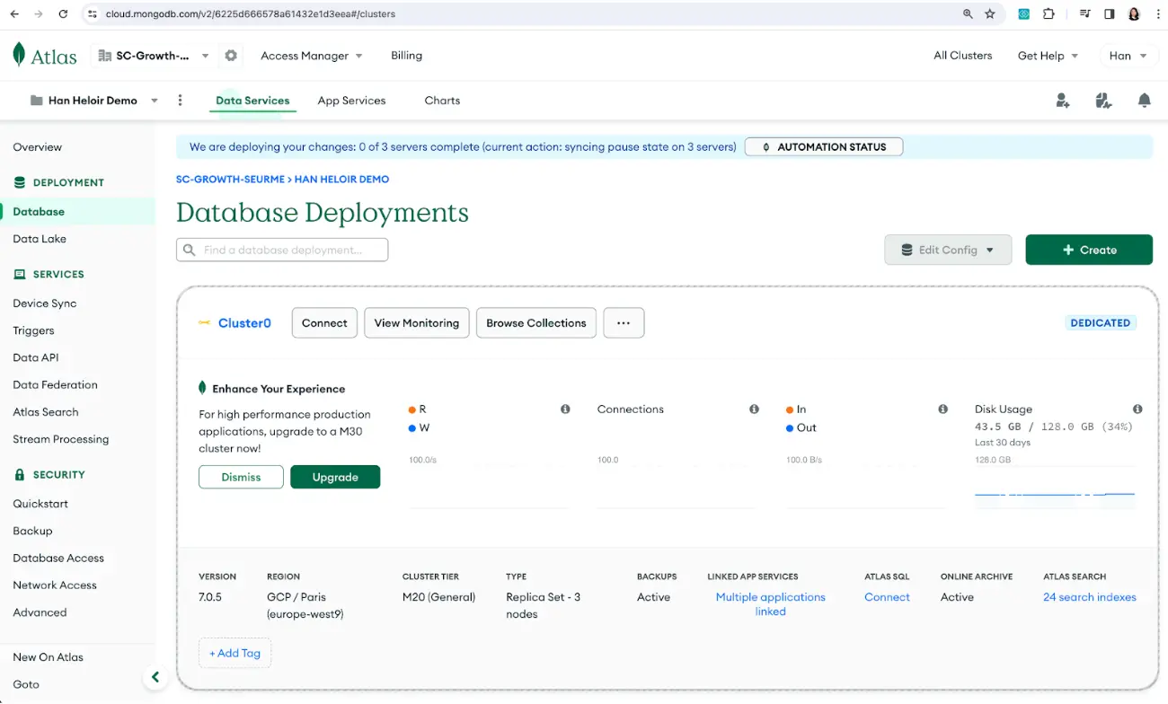 MongoDB - Mistral