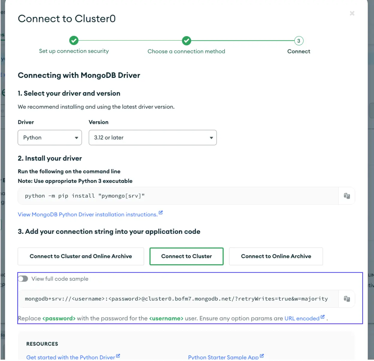 MongoDB - Mistral